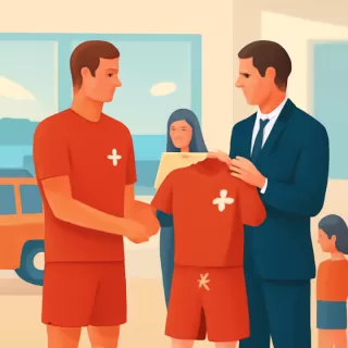 El Cuerpo Municipal de Guardavidas de Playa Unión renueva su indumentaria para la temporada 2026