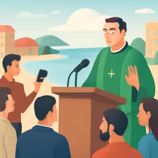 El Gordo Verde se pronunció sobre la polémica por la misa en Playa Verde