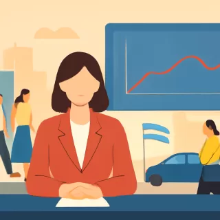 El Riesgo País de Argentina cierra 2025 en 571 puntos tras estabilidad en el mercado de bonos