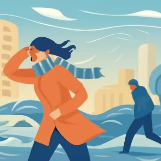 Intensos vientos del sur y fuerte crecida del Río de la Plata afectarán el AMBA el sábado 3 de enero