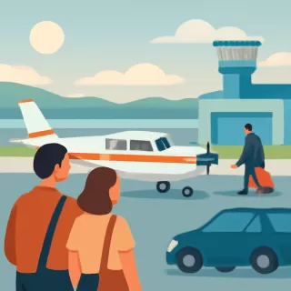 El vuelo más corto del mundo en Escocia dura menos de un minuto y cuesta 10 dólares