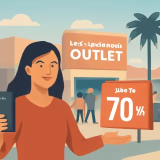 Influencer latino promociona outlet Las Américas con descuentos de hasta 70% en San Ysidro, California