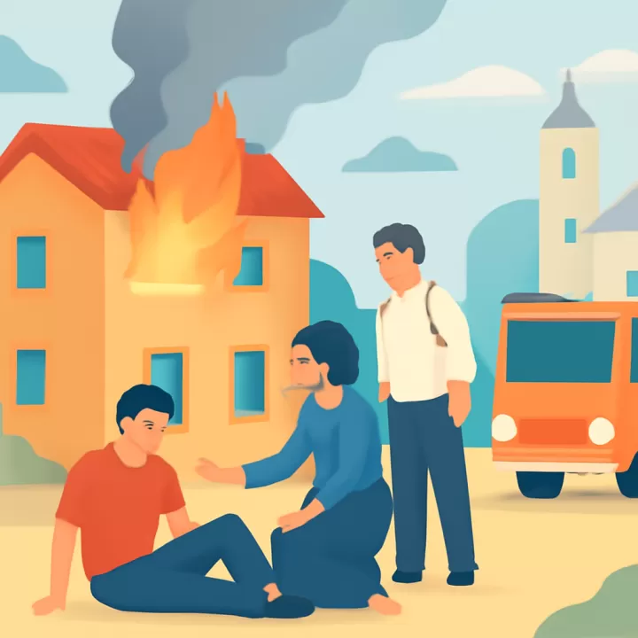 Incendio en vivienda de barrio Junior en Córdoba deja un adolescente herido