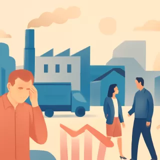 La actividad industrial cerró 2025 a la baja en la Unión Europea con su peor dato en nueve meses