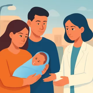 Isaías Menéndez Mancilla, uno de los primeros bebés nacidos en Comodoro Rivadavia en 2026