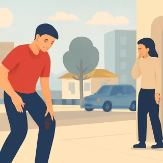 Joven herido por disparo mientras caminaba en Km 8