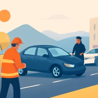 Accidente vial en Ruta Nacional 40 Km 2060 sin personas lesionadas