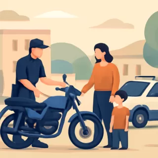 Allen: recuperan motocicleta robada durante patrullaje preventivo en Costa Este