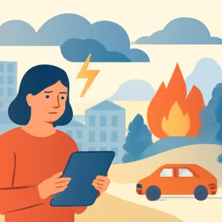 Alerta por tormentas eléctricas y riesgo extremo de incendios forestales para el lunes 5 de enero de 2026