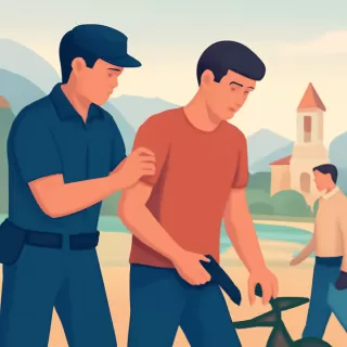 Detienen a un joven armado en Luján de Cuyo, Mendoza