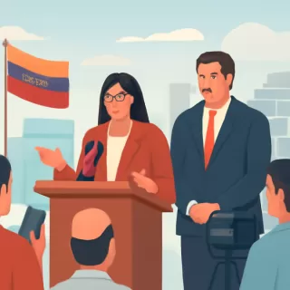 Delcy Rodríguez confirma a Nicolás Maduro como presidente legítimo de Venezuela