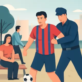 Detienen a prófugo por robo millonario mientras jugaba al fútbol en Burzaco