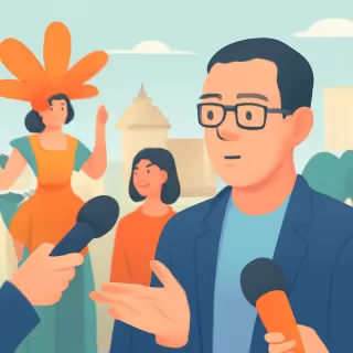 Imanol Sibes analiza los límites del humor en el Carnaval y anuncia el espectáculo de Doña Bastarda para 2026