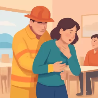 Bombero voluntario rescata a mujer que se ahogaba en restaurante de Bariloche