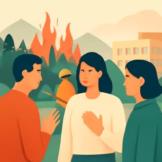 Autoridades piden a vecinos no intervenir directamente en incendios forestales en Bariloche