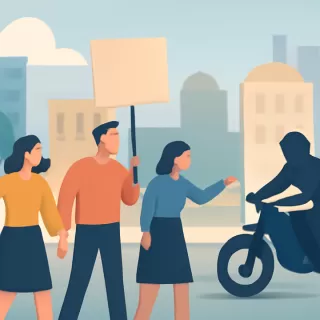 Vecinos denuncian picadas ilegales de motos en calle 11 de Pocito