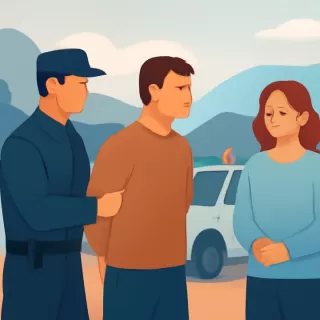 Hombre de 27 años detenido por amenazar a su vecina con un revólver Magnum 357 en Bariloche