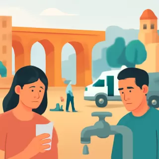 Trabajos en el acueducto generan baja presión y cortes de agua en barrios de Salta