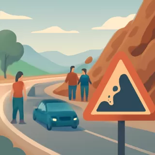 Desprendimientos en la Ruta Nacional 9: piden circular con extrema precaución