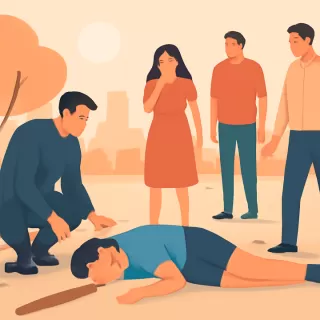 Joven muere al caerle un palo mientras jugaba al fútbol en un cumpleaños de 15 en Santa Lucía