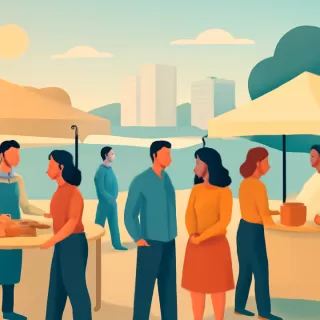 Ferias de productores y artesanos en Las Grutas y San Antonio Oeste durante enero