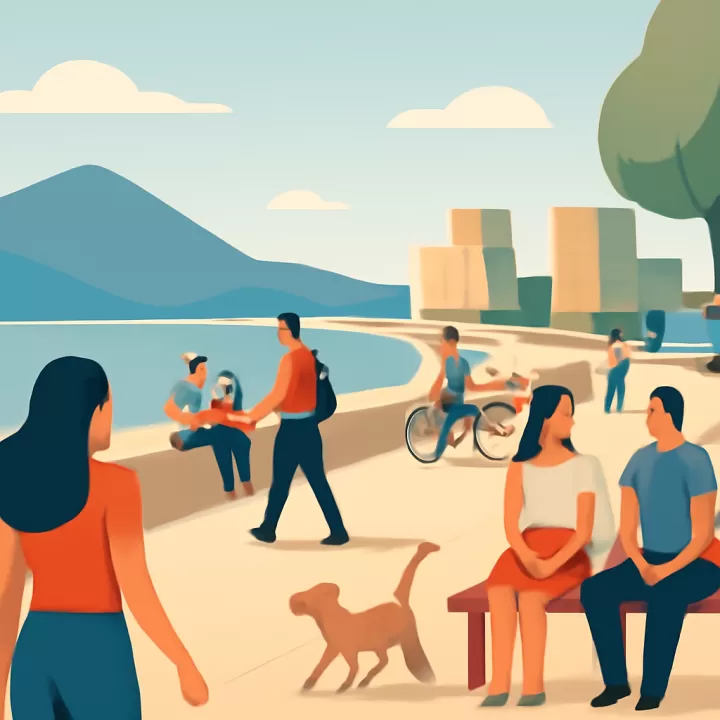 La costanera de Comodoro Rivadavia se llenó en el cierre del primer fin de semana de 2026