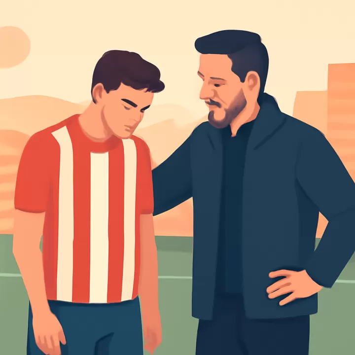 Diego Simeone apoya a Julián Álvarez tras empate del Atlético de Madrid en LaLiga