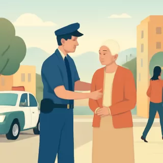 La Policía asistió a una mujer extraviada en Ciudad de Mendoza