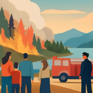 Se detectó un nuevo foco de incendio en la barda del Ñireco en Bariloche