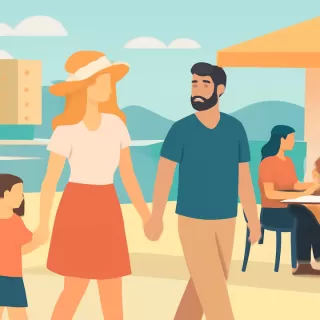 Wanda Nara y Pocho Lavezzi disfrutan de sus vacaciones en Punta del Este