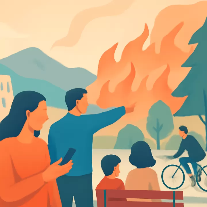 Recomendaciones para actuar ante incendios forestales en Bariloche