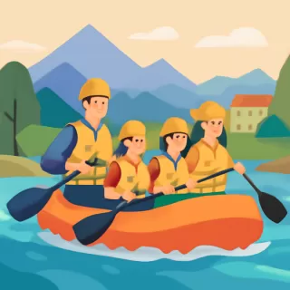 Rafting en Junín: una actividad familiar en el río Tunuyán