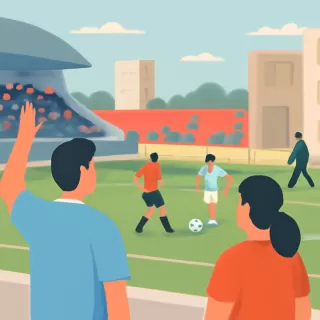 Santa Rita y Atlético Villa Gesell igualaron 1-1 en la ida de cuartos del Torneo Regional Amateur