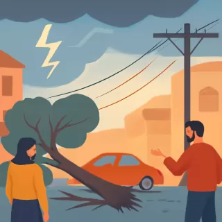 Tormentas y caída de árboles provocan cortes de luz en varias zonas de Salta