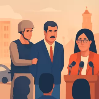 Estados Unidos captura a Nicolás Maduro tras bombardeos en Venezuela; Delcy Rodríguez asume como líder interina