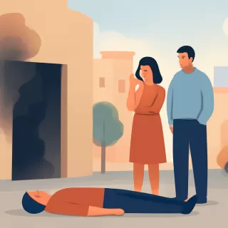 Persona hallada muerta con signos de incendio en el barrio Cerro de Montevideo