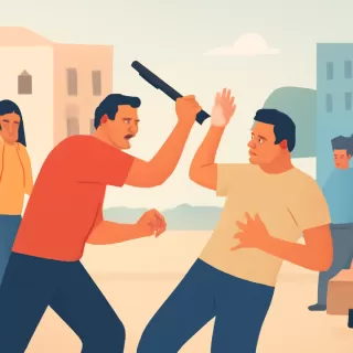 Violenta pelea entre vecinos en Pocito deja un hombre baleado en estado delicado