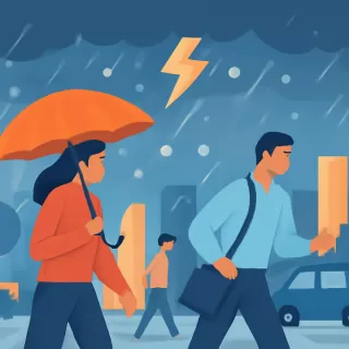 Alerta por tormentas fuertes y granizo en Mendoza y otras cuatro provincias