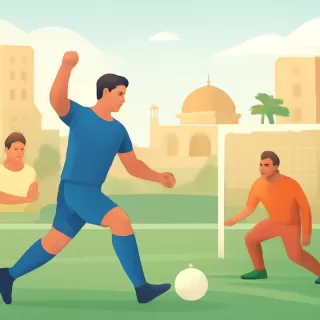 Luciano Rodríguez marcó en el triunfo de Neom frente a Al-Hazm en Arabia Saudita