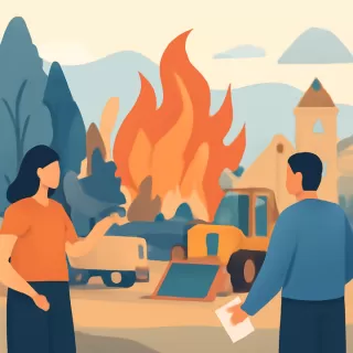 Municipio de Bariloche refuerza combate de dos incendios con apoyo logístico y maquinaria