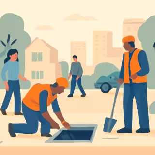 Limpieza de sumideros en barrios Juan XXIII, Abel Amaya y 30 de Octubre para optimizar el sistema pluvial