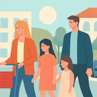 Wanda Nara fue vista de compras en Punta del Este con sus hijas y pareja