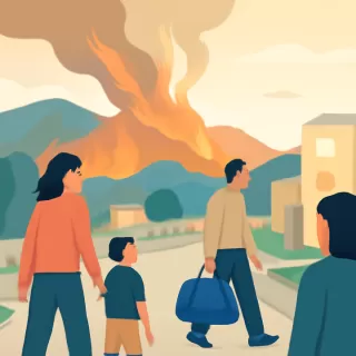 Ordenan evacuación preventiva en Rincón de Lobos por incendio activo