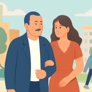 Roly Serrano volvió a apostar al amor y está de novio con una actriz 44 años menor