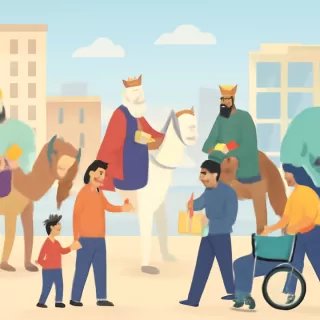 La Caravana Solidaria de los Reyes Magos se realiza en la Ciudad de Buenos Aires