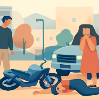 Motociclista en estado crítico tras accidente con camioneta en Guaymallén