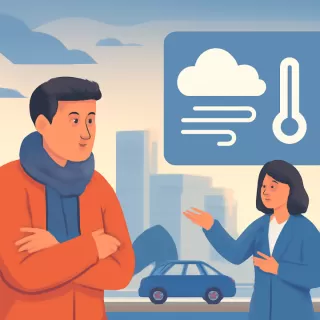 Pronóstico de vientos fuertes y descenso de temperatura en Comodoro Rivadavia para la semana del 5 de enero de 2026