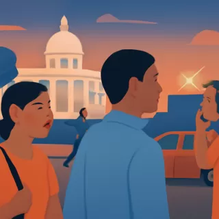 Disparos registrados en las inmediaciones del Palacio Miraflores en Caracas