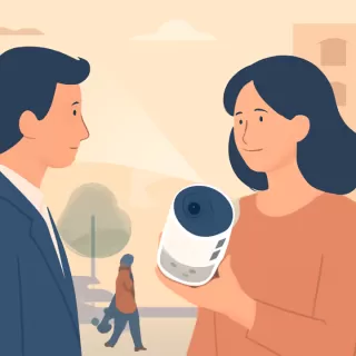 Samsung lanzó The Freestyle+, un miniproyector portátil con inteligencia artificial