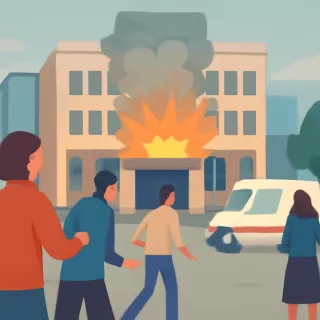 Explosión en la Jefatura del Servicio Penitenciario Bonaerense de La Plata deja heridos y provoca evacuación